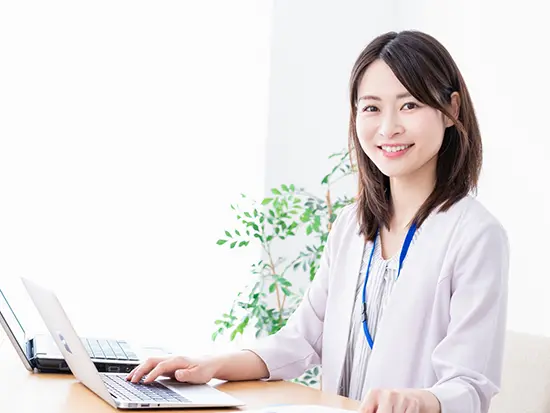 充実の子育て支援をご用意。ライフイベントから復帰して働く職員も多いです。