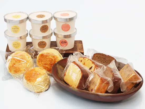 《スコーンやアイスなども人気！》お子様やご家族とご一緒にお楽しみいただけます♪