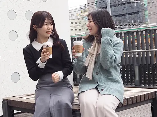 【みんな同じスタートライン】同期や同世代の先輩と研修に参加します。気軽に質問や相談しやすい環境です！