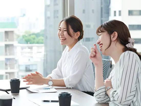 社内の風通しはバツグン！困ったことは何でも聞ける雰囲気です♪