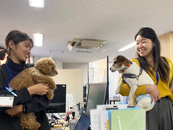 雰囲気の良さも自慢のポイントです！