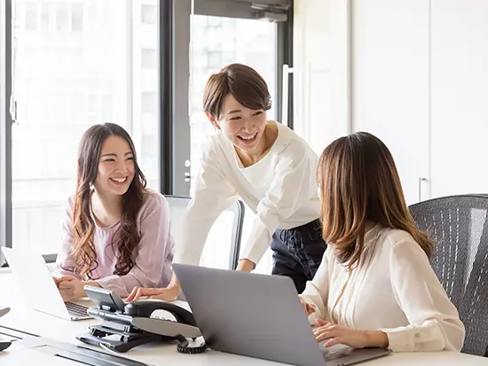 一緒に働く皆さんの自己実現と幸福を追求し続けます。