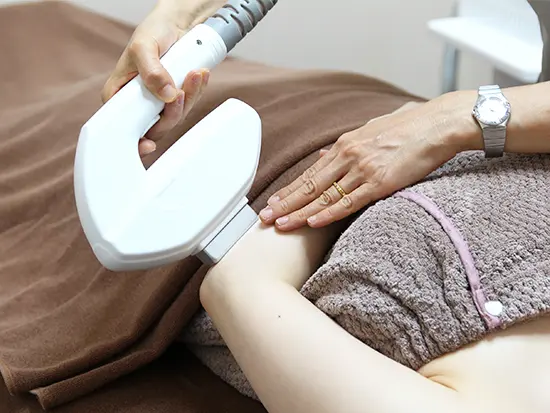 当サロンで提供している脱毛を無料で受けることが可能です◎