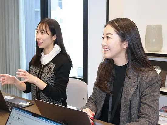 経営層を含め、社員同士の距離が近く、コミュニケーションが取りやすい環境です！