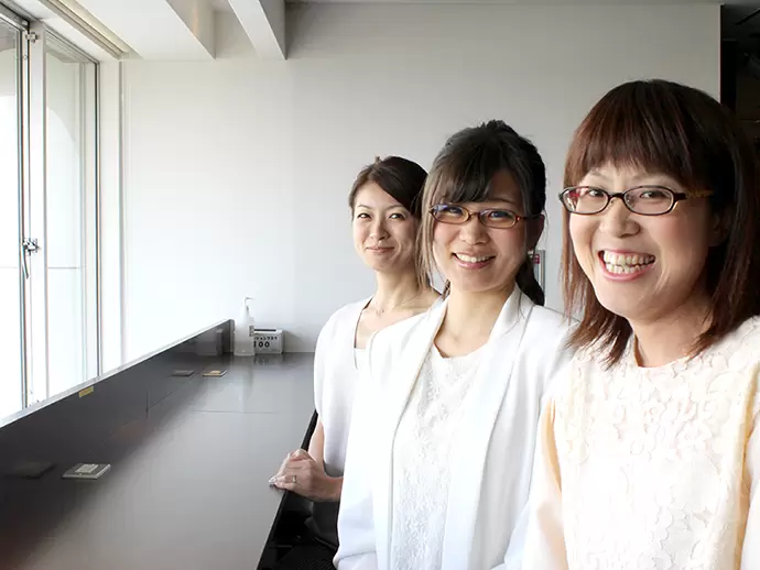 明るい先輩が多く、にぎやかな職場。チームワーク抜群です♪