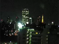 東京オフィスから眺める夜景には東京タワーや六本木ヒルズが。