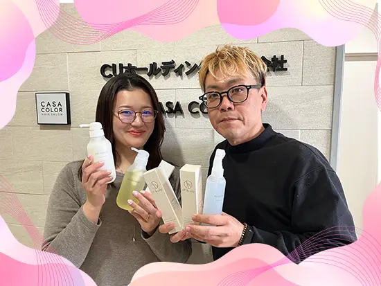 フランクにコミュニケーション取りながら和気あいあいと働いています。