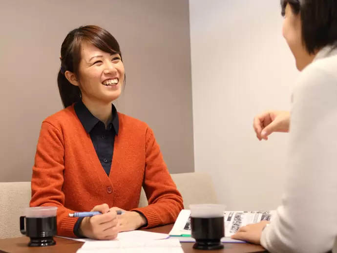 専任のスタッフによるフォロー体制も万全！キャリア相談も随時実施中！