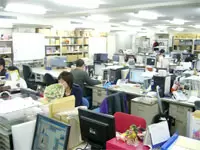 仕事に集中する時と、雑談で盛り上がる時のメリハリもばっちり