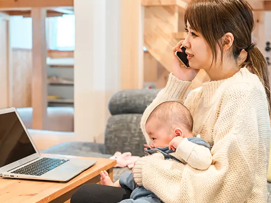家庭と仕事を両立して、理想的な働き方が叶っています