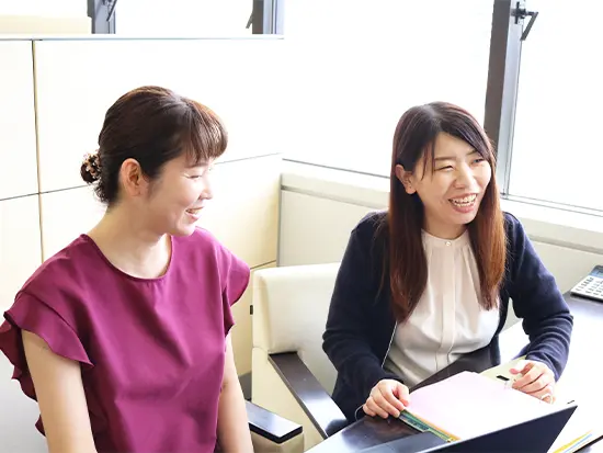 ブランクがあっても無理なく働ける環境です