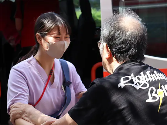 看護師・トレーナー・相談員が連携してご利用者様を支えます！