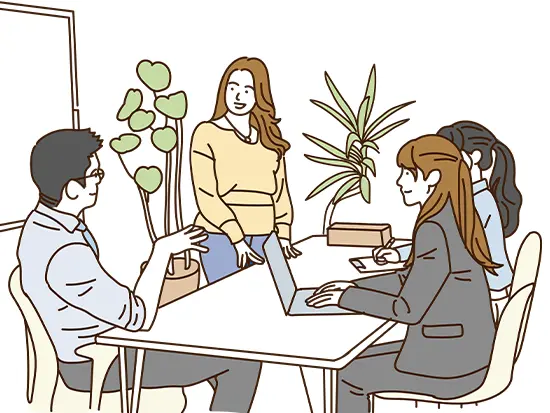 会社全体でサポートしていきます（代表/大塚）
