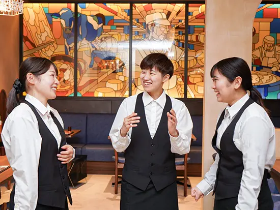 美味しいまかないや社員割引（20％OFF）もスタッフから大好評♪