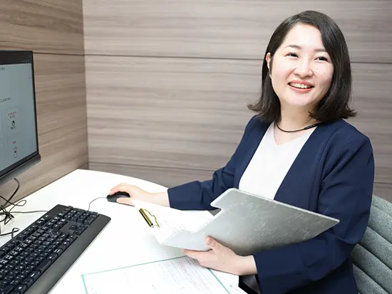 多くのお客様との出会いで、毎日が充実しています。