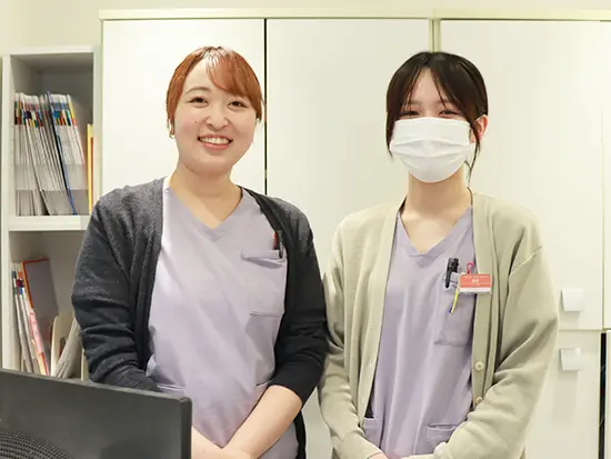 コミュニケーションが取りやすい環境。わからないことは何でも聞いてください！
