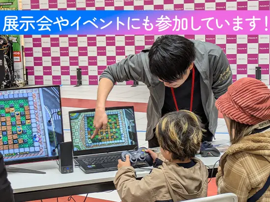ゲーム関係の展示会や、地域のイベントにも積極的に参加してeスポーツを広めています。