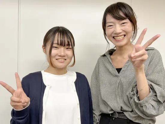 産育休や時短勤務など、女性が長く働きやすい環境が整っています。
