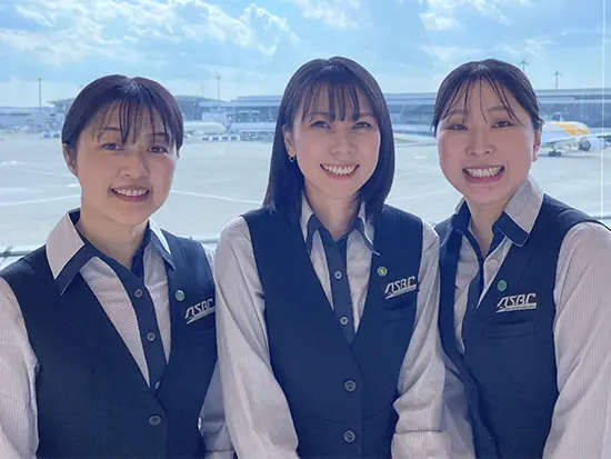 空港から見える景色は格別です！【社員Mより】