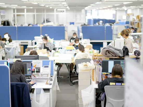 社員同士で支え合いながら、のびのび働ける職場です。