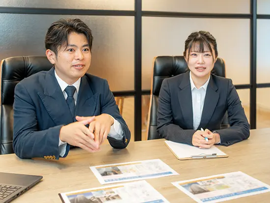 お客様の未来に長く寄り添う不動産事業。温かいチームで、新しい自分に出会う。