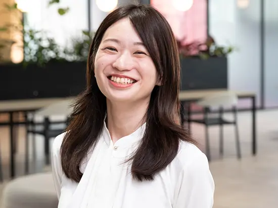 自分らしく働ける、そんな環境が魅力です。