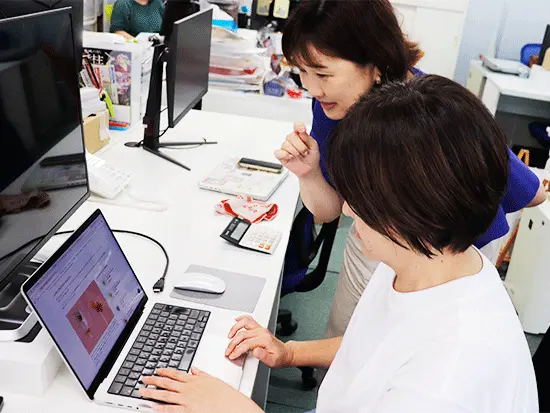 企画から出荷まで全部経験できる面白さがあります！