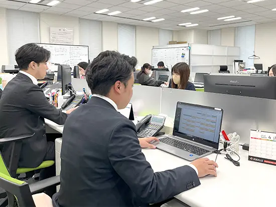 社内の様子！和やかな雰囲気です◎