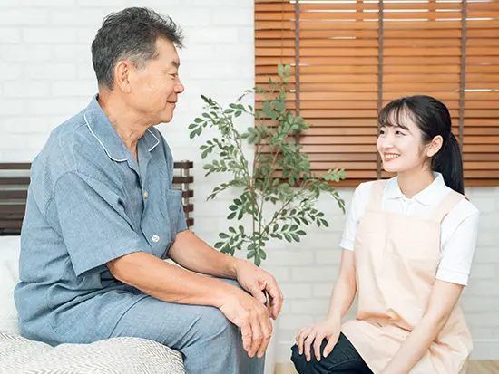 スタッフには心にゆとりを持って働いてほしいんです