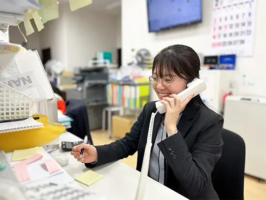 安定企業で着実にキャリアアップ