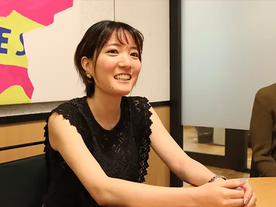 自分らしく、のびのびと働ける環境です！