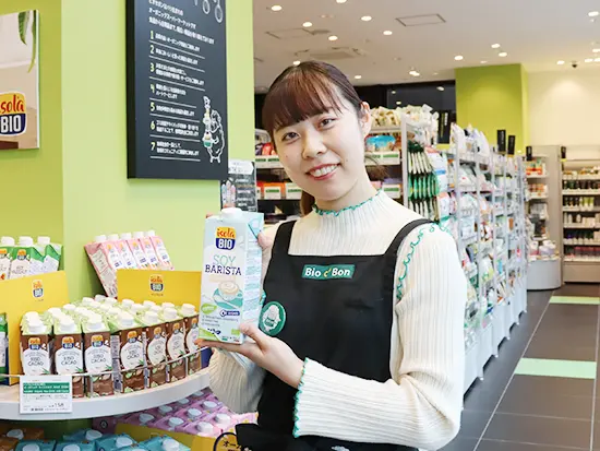 未経験から、すぐに売り場づくりに携われました！