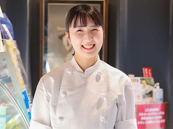 自分で考えたものがお客様に届く喜びを感じています。