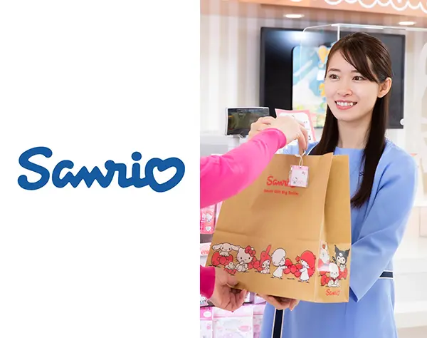 サンリオショップの店舗スタッフ*未経験OK*賞与年2回*実働7.5h*全国募集