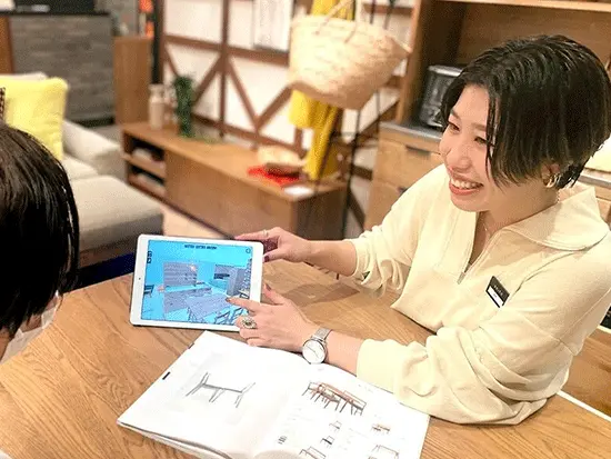 モノを越えた提案を目指して日々頑張っています。