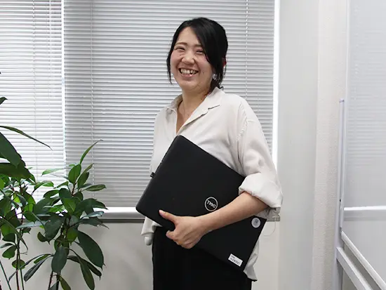 子持ちママの方にぜひ来ていただきたいです（社員S）