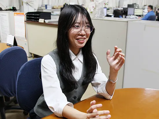 「穏やかな環境で、自分らしく成長できる職場」