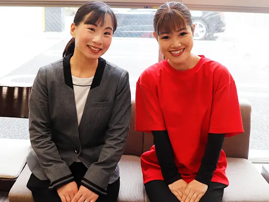 お客様の年齢に合わせた丁寧な接客を心がけています