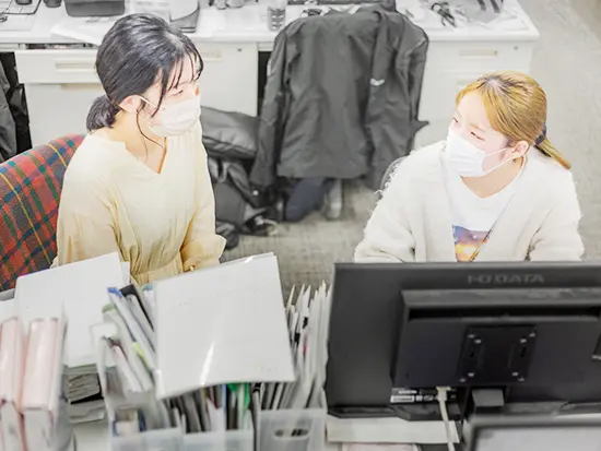 悩み事も相談事も何でも話せる環境です！