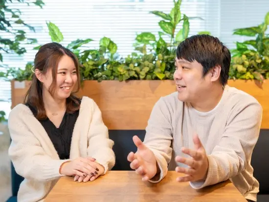 先輩のサポートが心強い！