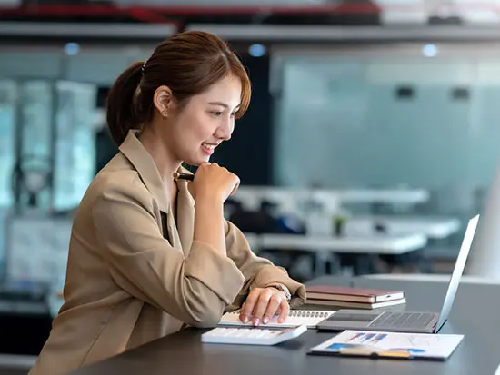 仕事の質を追求していける評価の仕組みがあります。