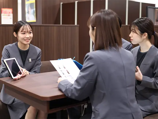 店舗に配属されてからは、毎日が本当に楽しいです！