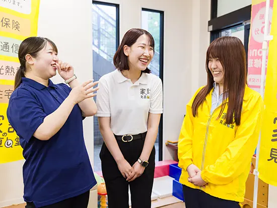 先輩の丁寧なサポートに支えられています！