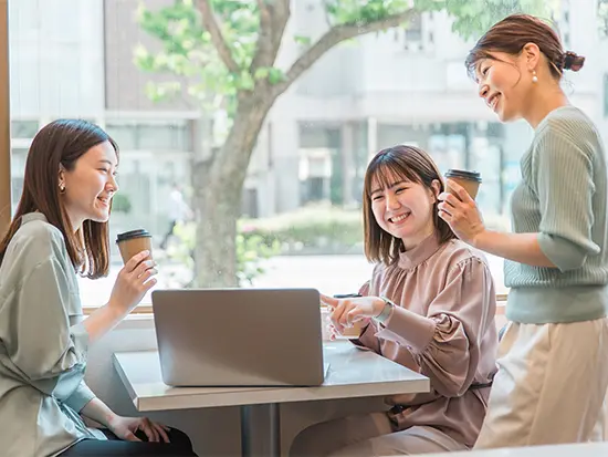 風通しの良い環境でより良い仕組み作りに携われます。