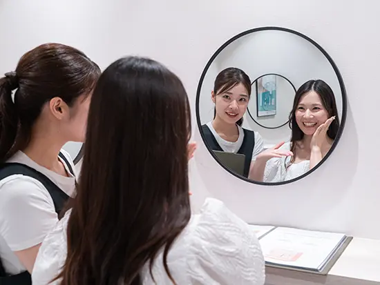 お客様の肌だけでなく気持ちの変化にも貢献できます。