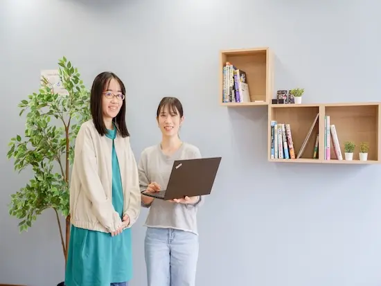 同期も先輩もやさしくホッとしました！／Tさん・Iさん