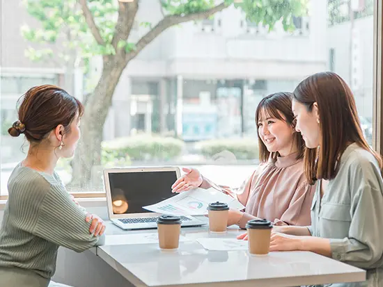 自社内での仕事でサポートもあるから安心！