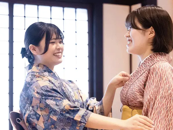 所作や作法を身につけて接客を楽しめる（菊地）