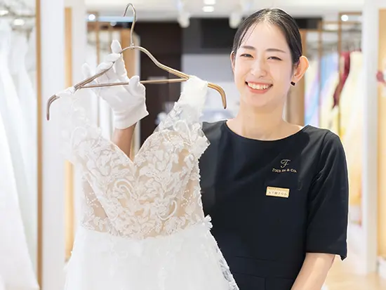 高校生のときから憧れていたウェディングの世界に。