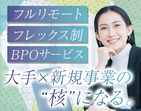 顧客のバックオフィス領域の業務改善リーダー＊フルリモート＊新規事業